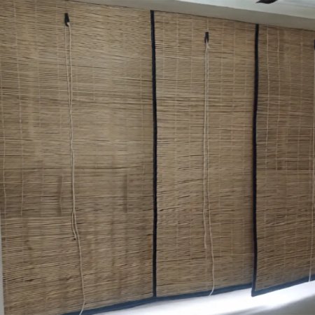 Outdoor Dark-Toned Bamboo Chick Blinds